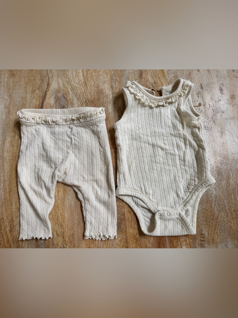 Pointelle Baby Girl Set